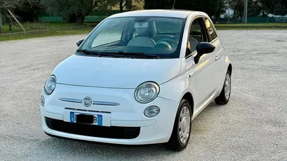 Usata Fiat 500 69 CV (50 kW) 2009 Bianco Cabrio