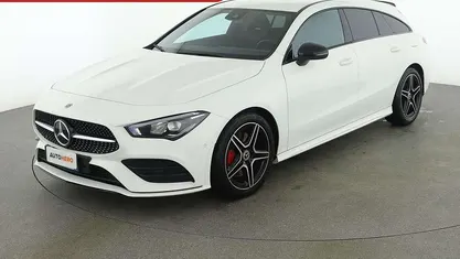 Bianco Usata 2022 Mercedes CLA200 Shooting Brake AMG line Station wagon | 28.599 € (Ottimo prezzo)