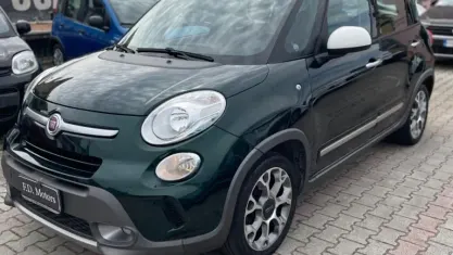 Usata Fiat 500L Trekking 95 CV (69 kW) 2017 Verde Monovolume