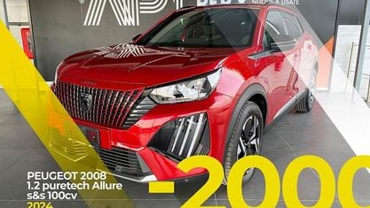 Brugt Peugeot 2008 Allure 101 HK (74 kW) 2024 Rød SUV