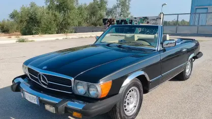 Usata Mercedes SL450 217 CV (159 kW) 1970 Nero Cabrio