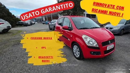 Usata Suzuki Splash GLS 65 CV (47 kW) 2010 Rosso Utilitaria