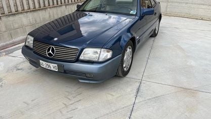 Occasion Mercedes SL500 333 ch (244 kW) 1990 Bleue Cabriolet