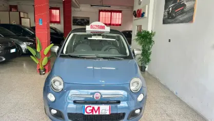 Usata Fiat 500C 95 CV (69 kW) 2011 Blu Cabrio