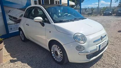 Usata Fiat 500 Pop 69 CV (50 kW) 2009 Bianco Cabrio