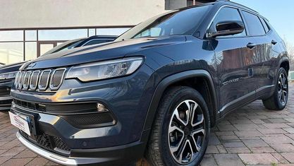 Begagnad Jeep Compass Limited 131 HK (96 kW) 2021 Blå SUV