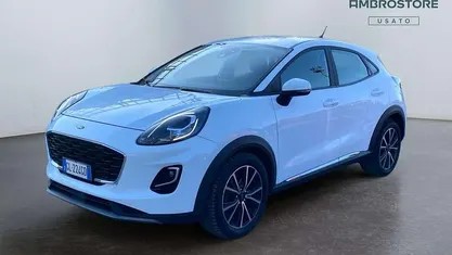 Usata Ford Puma Titanium S 125 CV (91 kW) 2022 Frozen white SUV