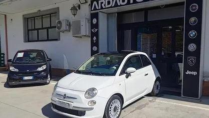 Bianco Usata 2010 Fiat 500 Lounge Due volumi | 4900 € (Buon prezzo)