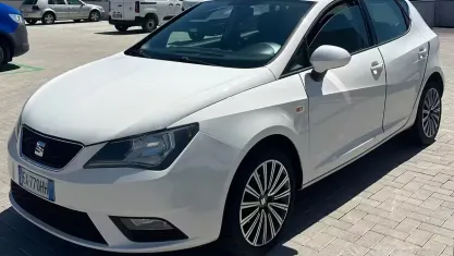 Usata Seat Ibiza 75 CV (55 kW) 2014 Bianco Berlina