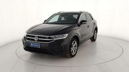 Usata VW T-Roc R-line 110 CV (80 kW) 2022 Nero SUV