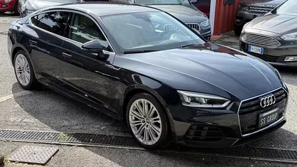 Usata Audi A5 Sport 190 CV (139 kW) 2017 Blu Coupé
