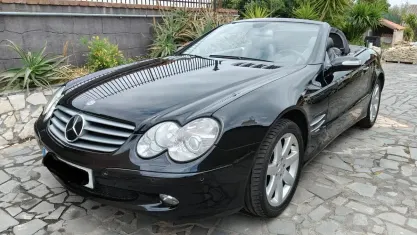 Gebraucht Mercedes SL500 AMG 306 PS (225 kW) 2005 Schwarz Cabrio