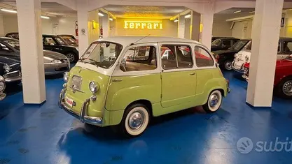 Usata Fiat 600D 31 CV (22 kW) 1960 Verde Monovolume