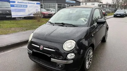 Begagnad Fiat 500 Lounge 69 HK (50 kW) 2008 Gul Sedan