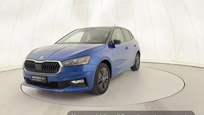 Usata Skoda Fabia 80 CV (58 kW) 2025 Blu tetto nero Utilitaria