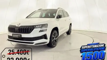Usata Skoda Karoq SportLine 116 CV (85 kW) 2023 Bianco SUV