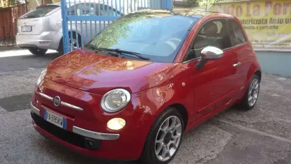 Usata Fiat 500 Pop Star 69 CV (50 kW) 2015 Rosso Utilitaria