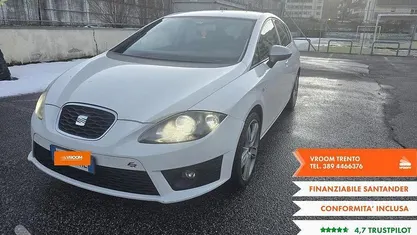 Usata Seat Leon FR 170 CV (125 kW) 2010 Bianco Utilitaria