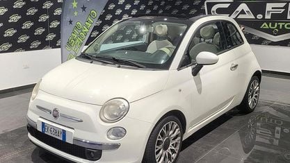 Usata Fiat 500C Lounge 95 CV (69 kW) 2012 Bianco Cabrio