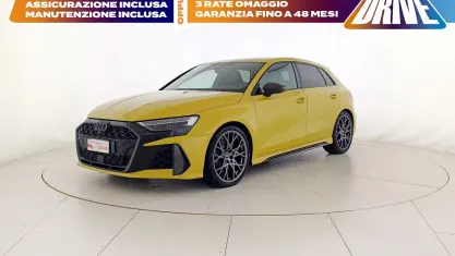 Usata Audi RS3 Ambiente 400 CV (294 kW) 2025 Giallo pitone metallizzato Berlina