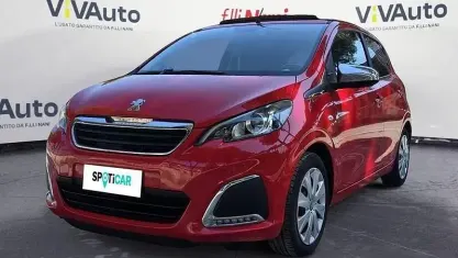Usata Peugeot 108 Style 72 CV (52 kW) 2021 Rosso Cabrio