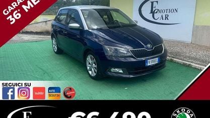 Usata Skoda Fabia 60 CV (44 kW) 2017 Blu/azzurro Utilitaria