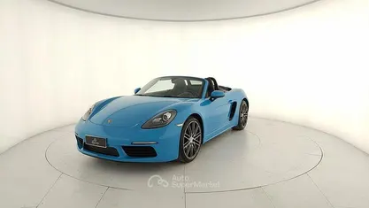 Usata Porsche 718 Boxster 350 CV (257 kW) 2017 Azzurro Cabrio