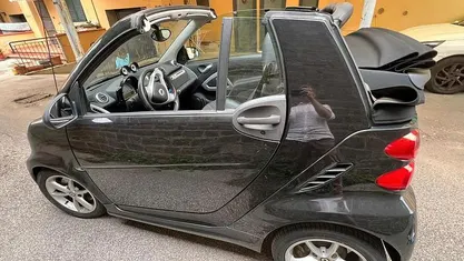 Usata Smart ForTwo Cabrio 54 CV (39 kW) 2012 Nero Cabrio