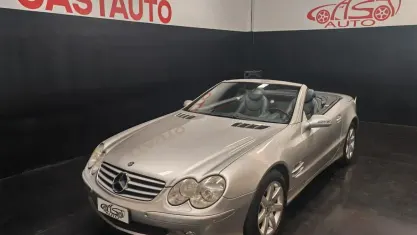 Käytetty Mercedes SL500 306 HP (225 kW) 2001 Hopea Avoauto