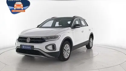 Pure white nero Usata 2022 VW T-Roc Life SUV | 19.200 € (Buon prezzo)