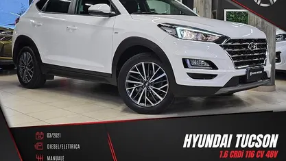 Usata Hyundai Tucson 116 CV (85 kW) 2021 Bianco SUV