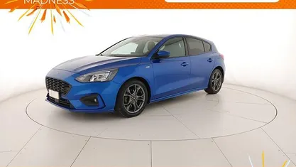 Usata Ford Focus ST-Line 120 CV (88 kW) 2021 Blu Berlina
