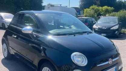 Usata Fiat 500 Pop 69 CV (50 kW) 2009 Nero Cabrio