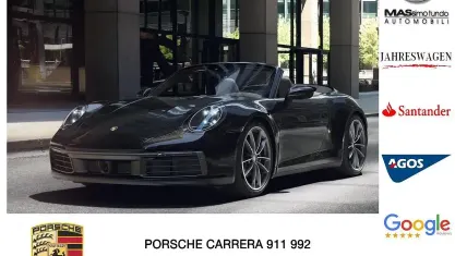 Usata Porsche 992 385 CV (283 kW) 2020 Nero Cabrio