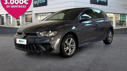 Usata VW Polo R-line 95 CV (69 kW) 2022 Grigio Utilitaria