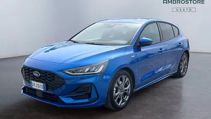 Usata Ford Focus ST-Line X 125 CV (91 kW) 2023 Desert island blue Berlina