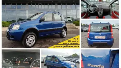 Usata Fiat Panda 4x4 69 CV (50 kW) 2006 Blu Utilitaria