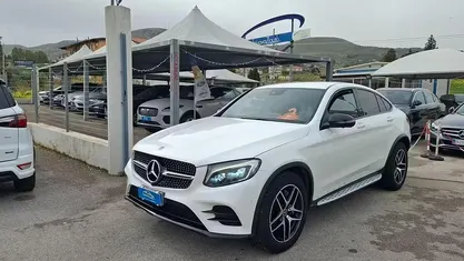 Usata Mercedes GLC250 Premium 204 CV (150 kW) 2019 Bianco Coupé
