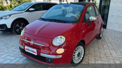 Usata Fiat 500C Lounge 95 CV (69 kW) 2012 Rosso Cabrio