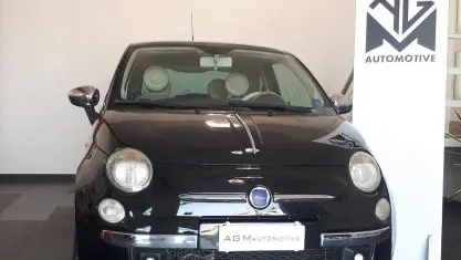 Usata Fiat 500 Lounge 75 CV (55 kW) 2008 Nero Utilitaria