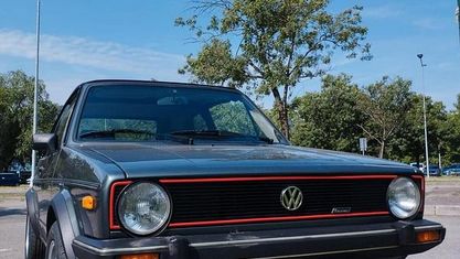 Begagnad VW Golf Cabriolet 111 HK (81 kW) 1983 Grå Cab