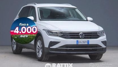 Usata VW Tiguan Life 150 CV (110 kW) 2021 White silver SUV