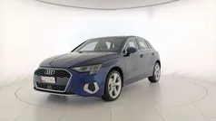 Blu navarra metallizzato Usata 2024 Audi A3 Sportback Advanced Tre volumi | 33.200 € (Buon prezzo)
