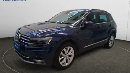 Usata VW Tiguan Advance 150 CV (110 kW) 2018 Blu/azzurro SUV