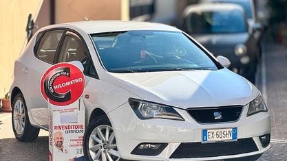 Usata Seat Ibiza Style 75 CV (55 kW) 2014 Bianco Utilitaria
