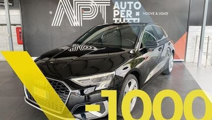 Usata Audi A3 Sportback Advanced 150 CV (110 kW) 2022 Nero Utilitaria