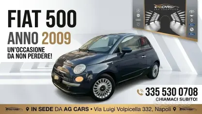 Usata Fiat 500 Pop 69 CV (50 kW) 2009 Blu Cabrio