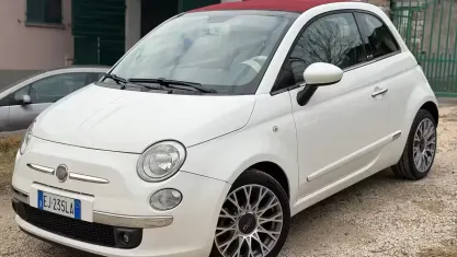 Usata Fiat 500C Lounge 86 CV (63 kW) 2011 Bianco Cabrio