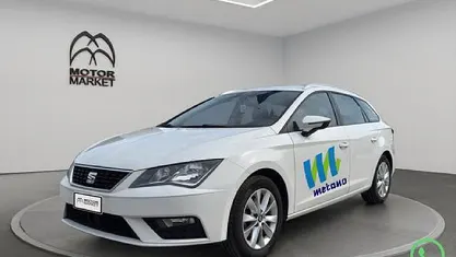 Begagnad Seat Leon ST Style 130 HK (95 kW) 2020 Vit Kombi