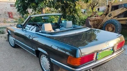 Usata Mercedes SL300 188 CV (138 kW) 1989 Nero Cabrio